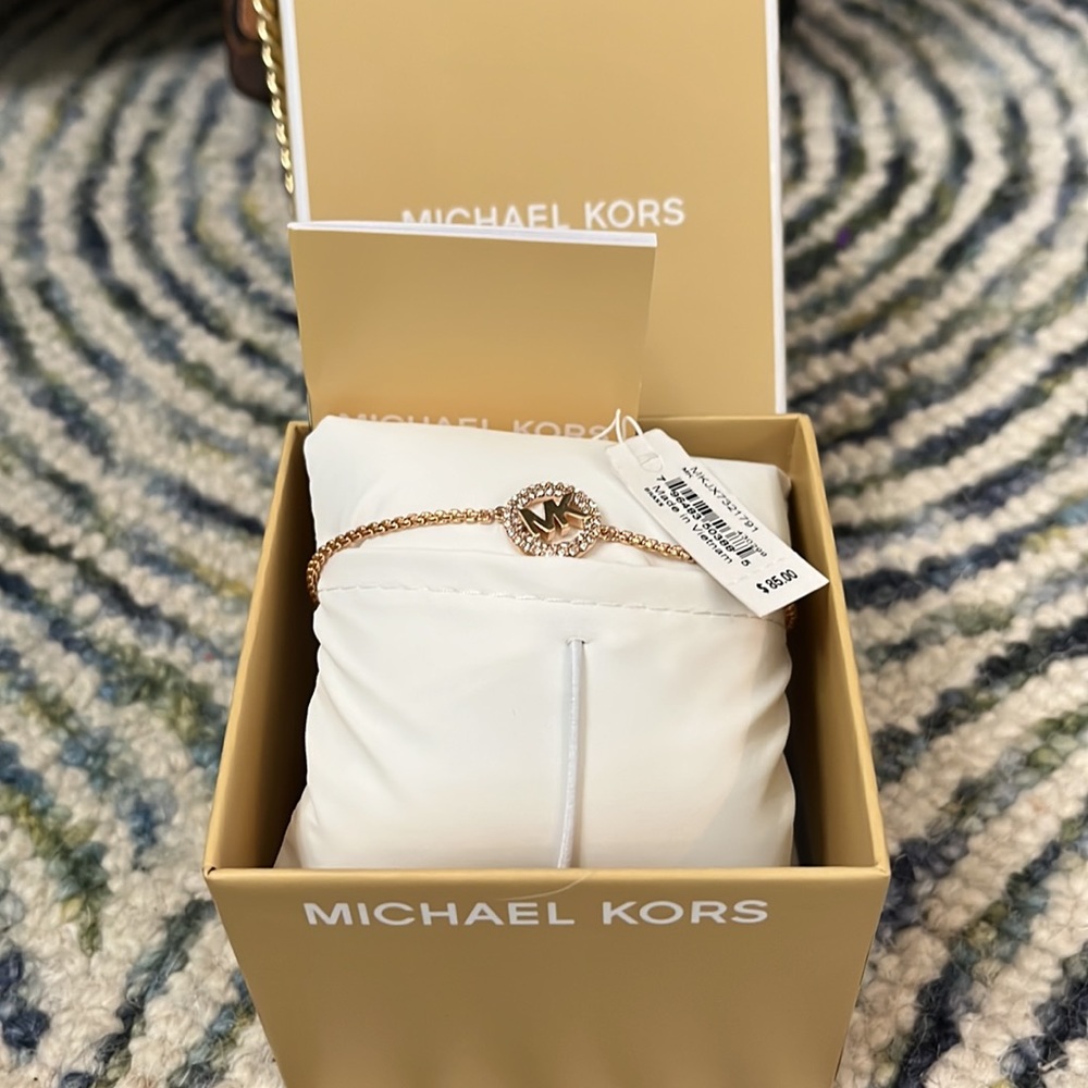 Michael Kors Rose Gold Tone Brass Bracelet